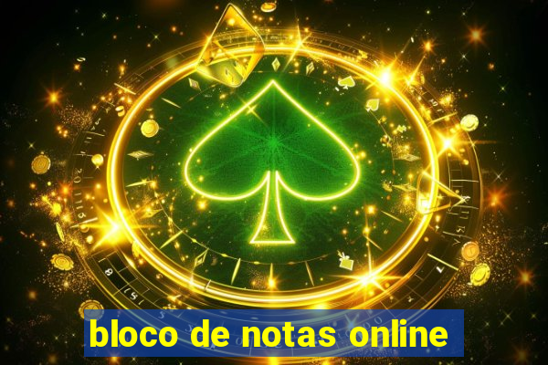 bloco de notas online